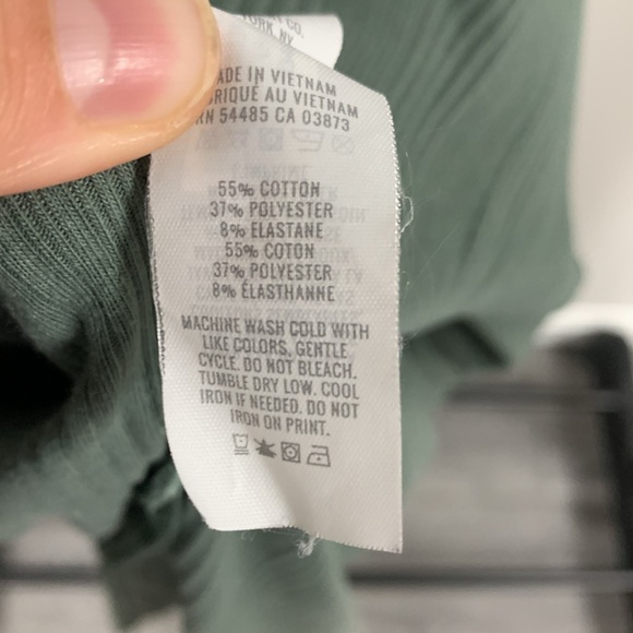 Aerie Ribbed One Shoulder Dress Size L - Picture 6 of 8